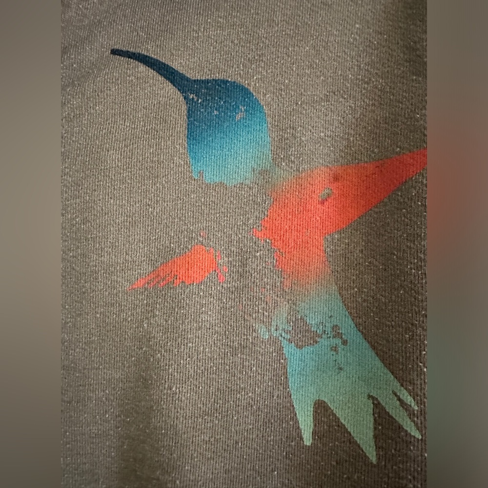 Freecity Tan Hoodie with Nature Graphic - Picture 7 of 9